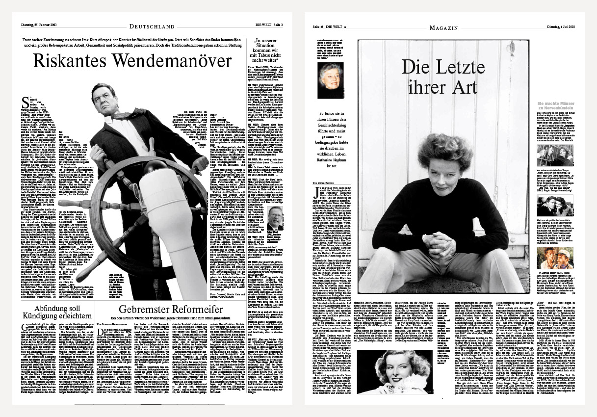 Zeitungsdesign WELT 10